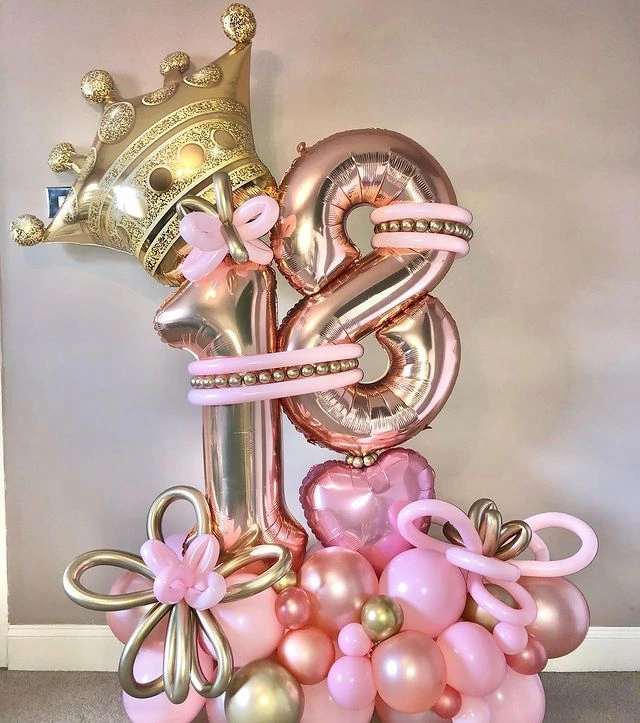 18th Birthday Balloon Bouquet for Her