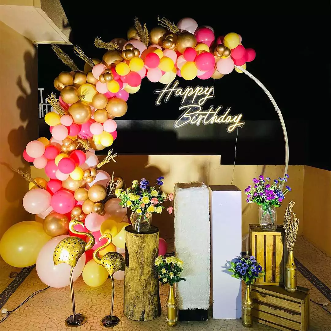 Terrace Birthday Decoration
